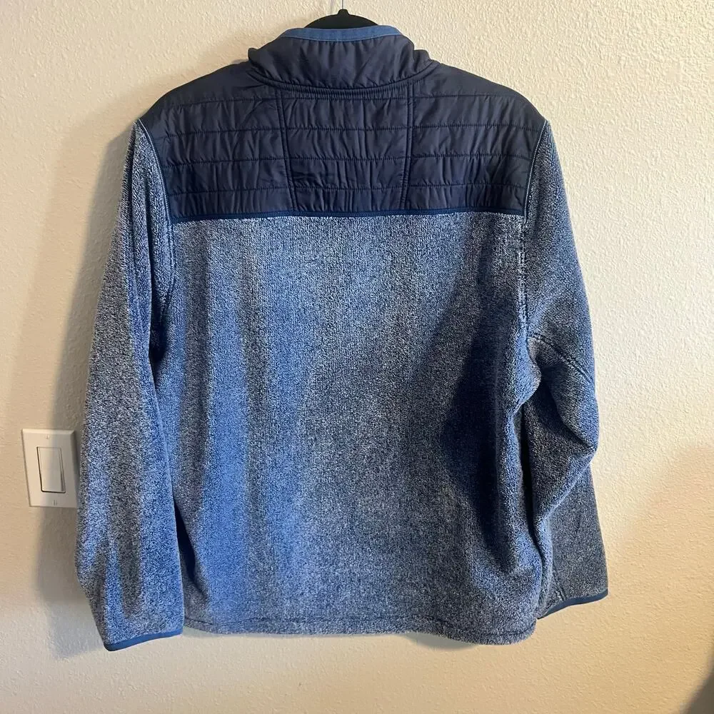 Tommy Bahama Cascade Cozy Pullover Blue Plush Size M